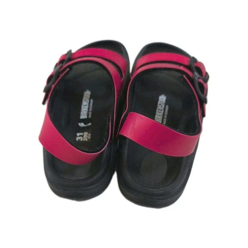 Birkenstock Kids Mogami Sandals Active Red Birko Flor Sandals Size 31 US 13-13.5